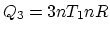 $Q_3 = 3nT_1nR$