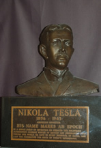 Tesla statue