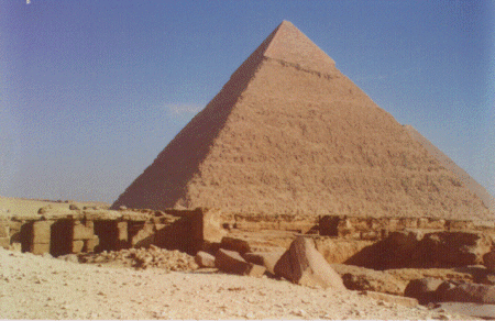What are the pyramids made of image