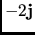 $-2{\bf j}$