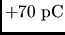 $+70 \rm pC$