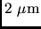 $2 \rm\mu m$