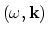 $(\omega ,
{\bf k})$