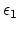 $\epsilon_1 $