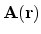 $\displaystyle {\bf A}({\bf r})$