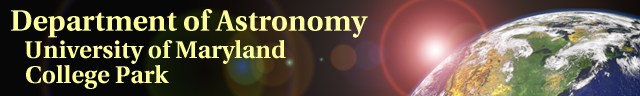University of Maryland Astronomy Department
